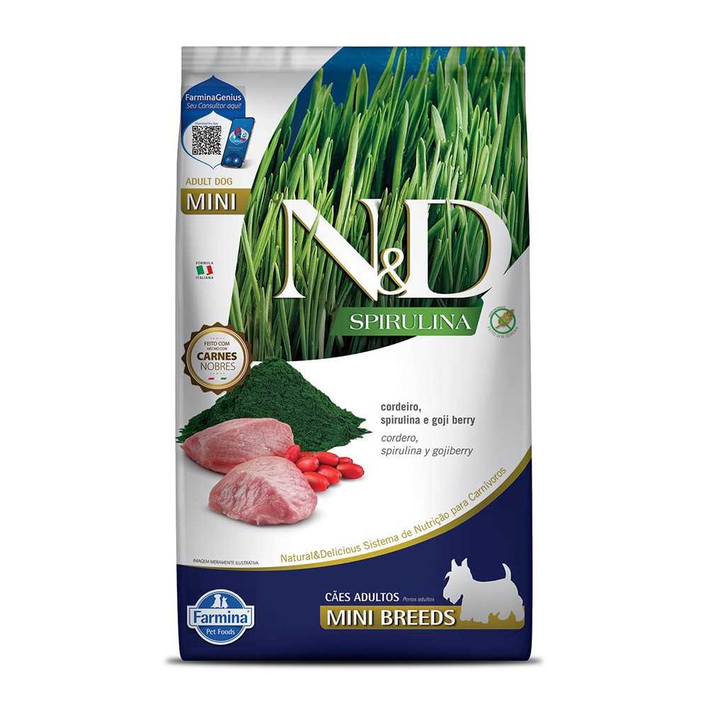 ND SPIRULINA CAN ADULT MINI CORDEIRO